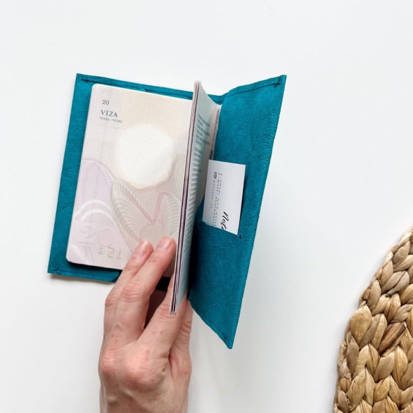 Obal na pas - Barva: Růžová