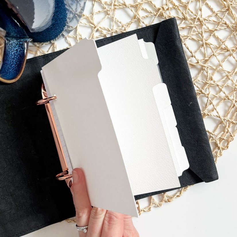 Rozdělovače z akvarelového papíru s bočním štítkem - Formát: Formát A5