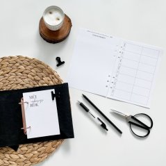 Horizontální týdenní kalendář (nedatovaný)