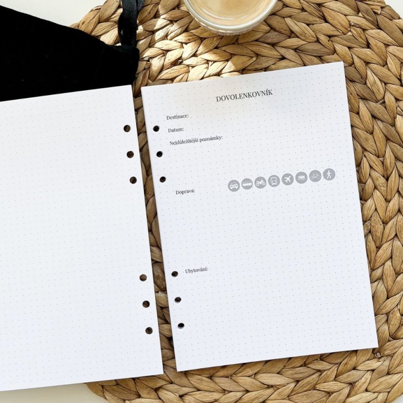 Cestovatelská náplň - Formát: Formát A5