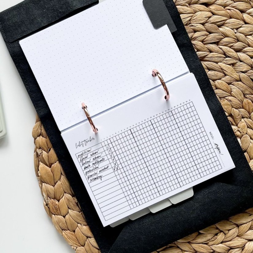 Habit tracker - Formát: Formát A5