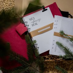 Růžový nedatovaný diář A5